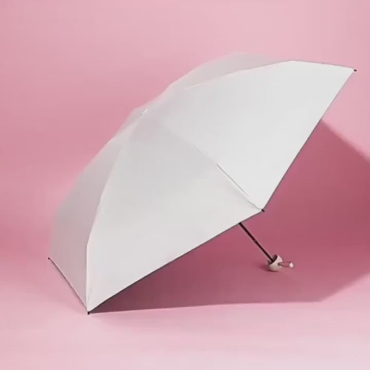 Capsule Sunshade Umbrella, Women's UV Protection Folding Parasol, 2-In-1 Mini Ultralight Portable,Outdoor,Garden,Travel Essentials,Portable Essentials